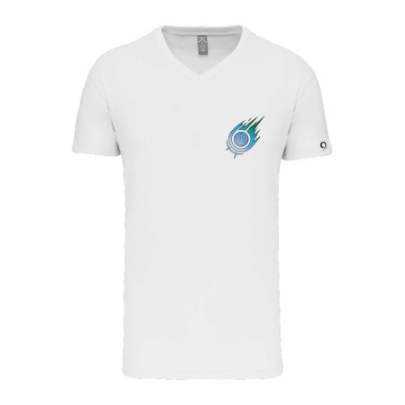 T-Shirt Bahason Blanc Col V