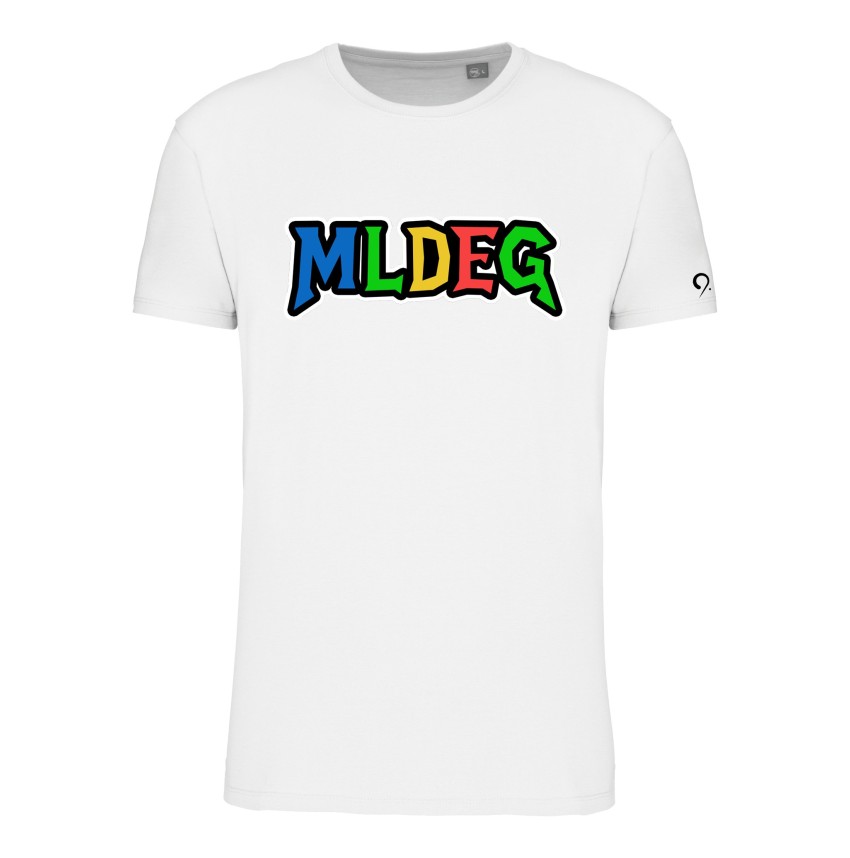 T-Shirt MLDEG blanc marquage torse