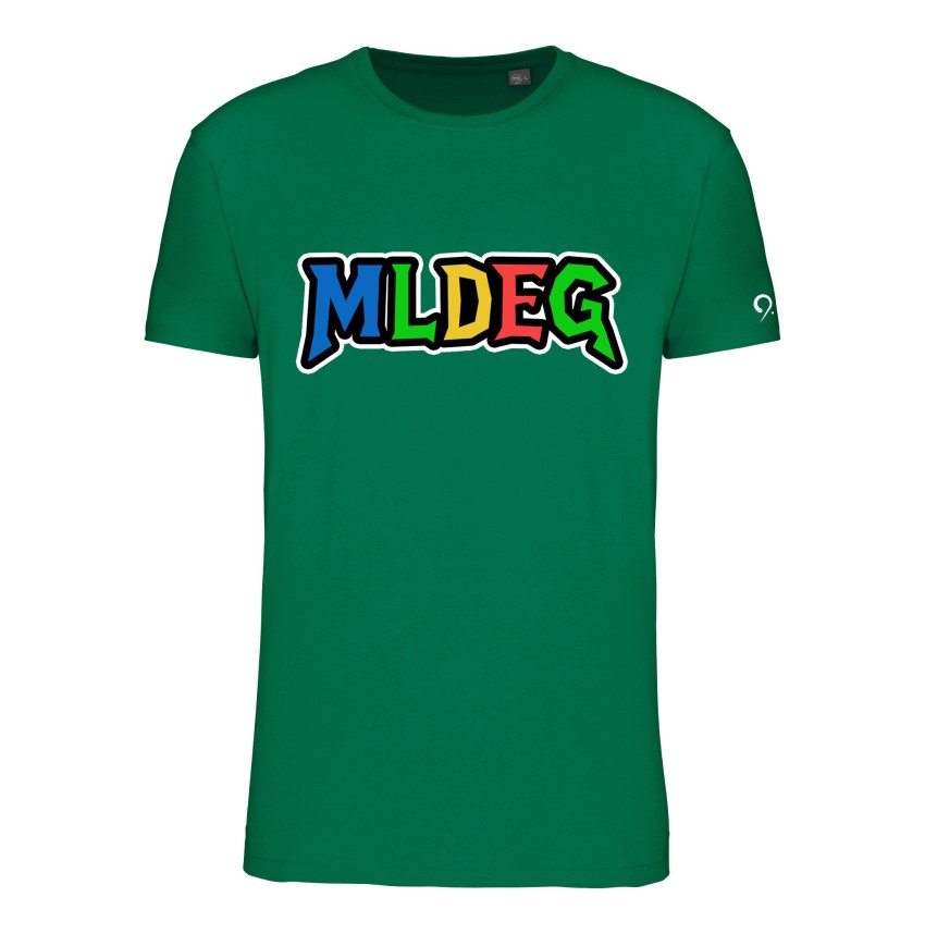 T-Shirt MLDEG vert marquage torse