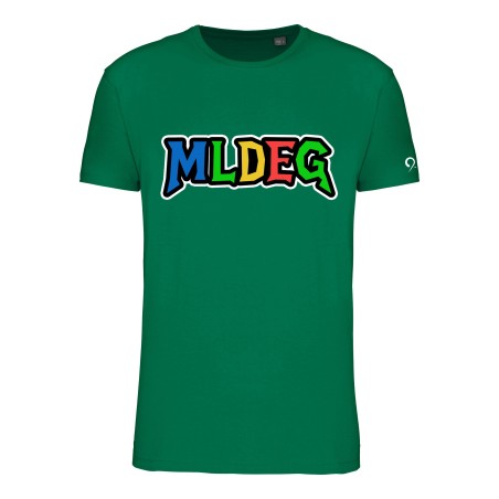 T-Shirt MLDEG vert marquage torse