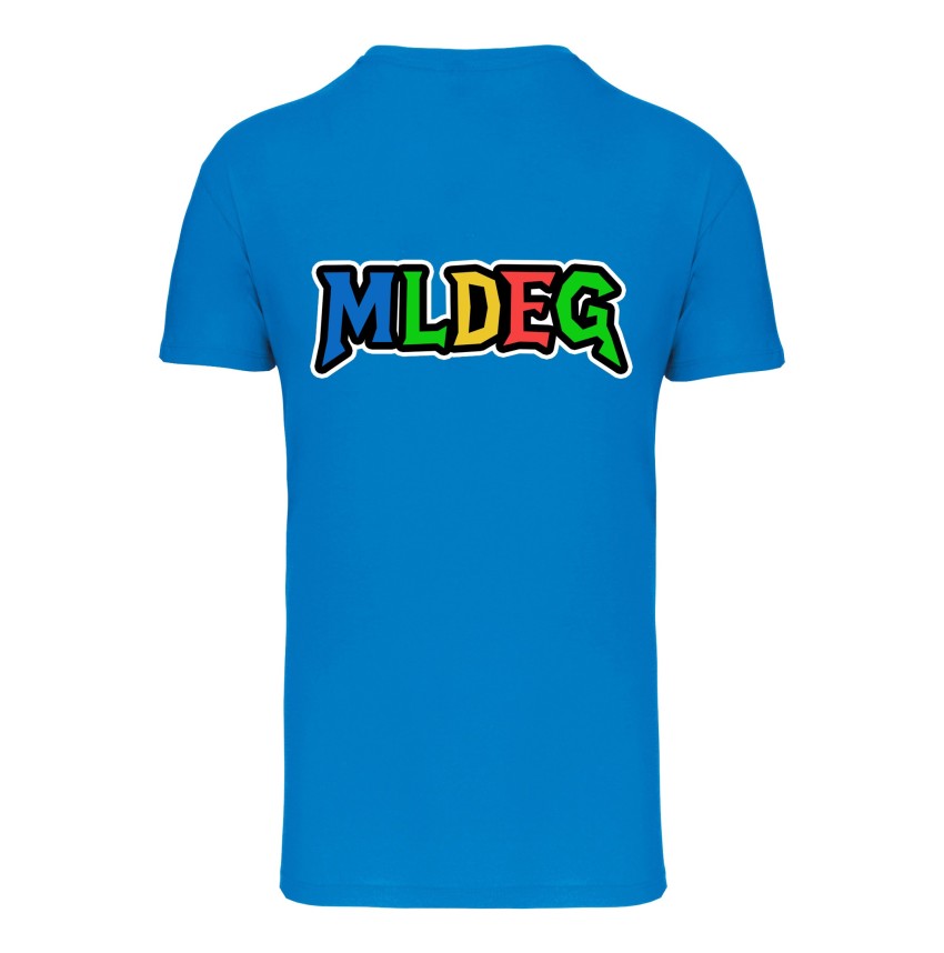 T-Shirt MLDEG bleu marquage dos