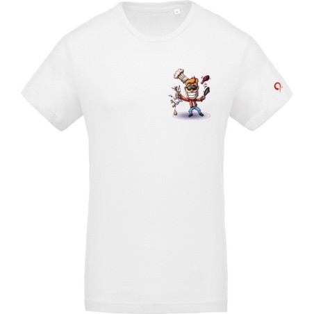 T-Shirt Edorock Poule et Excellent! Col Rond