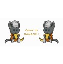 Mug coeur de banane