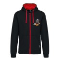 Veste capuche chat peintre