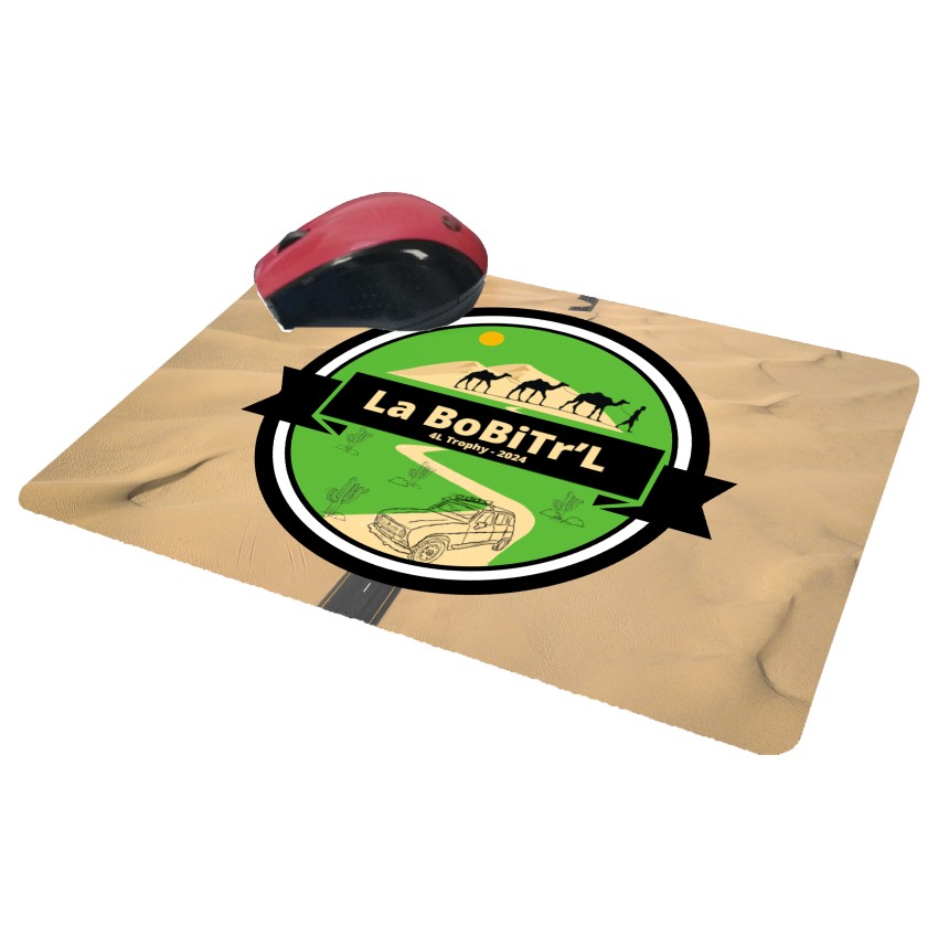 Tapis de souris logo La BoBiTr'L 4L Trophy 2024