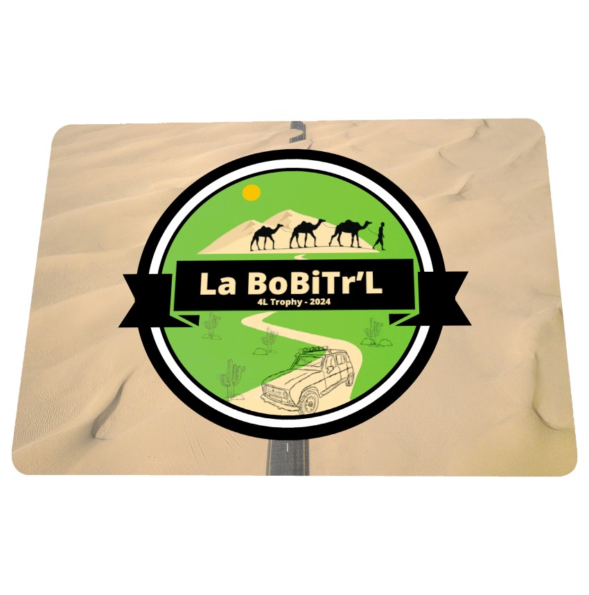 Tapis de souris logo La BoBiTr'L 4L Trophy 2024