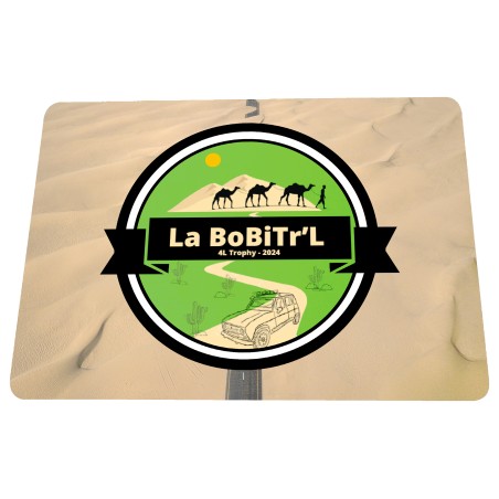 Tapis de souris logo La BoBiTr'L 4L Trophy 2024